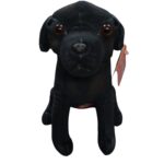 Cão de resgate - Labrador preto 20x15cm