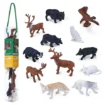 Conjunto de Brincar Mini Mundos de Figura da Floresta