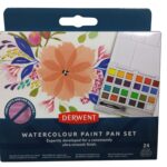 Aguarela Paint Set DERWENT 24 Cores