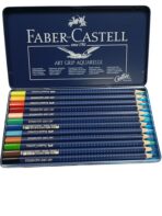 Lápis de Cor Aquareláveis 12 Cores Art Grip – Faber-Castell. - Image 4