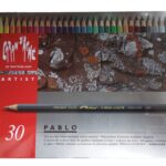 Lápis de Cor Caran d’Ache Pablo 30 Cores – Qualidade Profissional em Cada Traço!