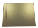 Livro de Honra com Capa Dura Dourada – 40 Páginas A5 | Papel 180g/m² | 16x20cm – Um Tesouro para Guardar Momentos Inesquecíveis!