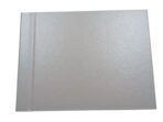Livro de Honra Capa Dura Branco Metalizado – 25 Páginas A5 | 16x20cm – Delicadeza e Charme para Guardar os Melhores Momentos!