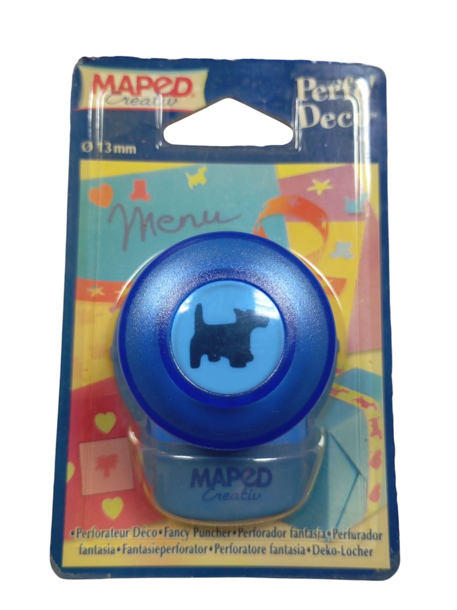 9491f97a-c679-47fd-8065-03dafddb1e09 Furador Maped – Formato de Cãozinho 🐶(13mm) – Corte Preciso para Papéis de Até 250g/m²! - Image 1