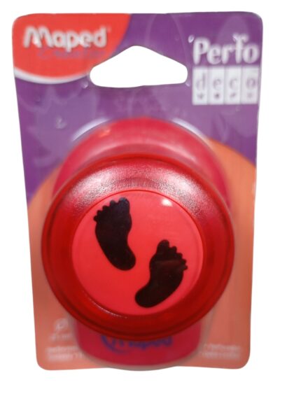 Furador Maped – Formato de Pezinhos (25mm)👣 – Criatividade e Precisão para Seus Projetos!