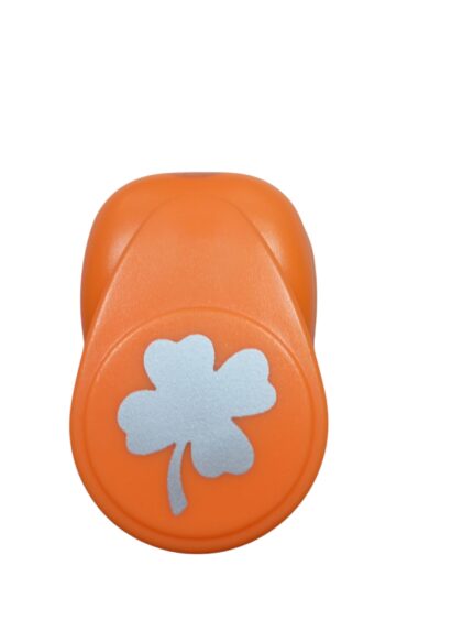 Furador URSOS – Formato de Trevo da Sorte🍀 (22mm) – Para Papéis de 80g/m² a 200g/m²!
