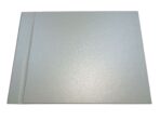 Livro de Honra Capa Dura Azul Céu Metalizado – 25 Páginas A5 | 16x20cm – Delicadeza e Charme para Guardar os Melhores Momentos!