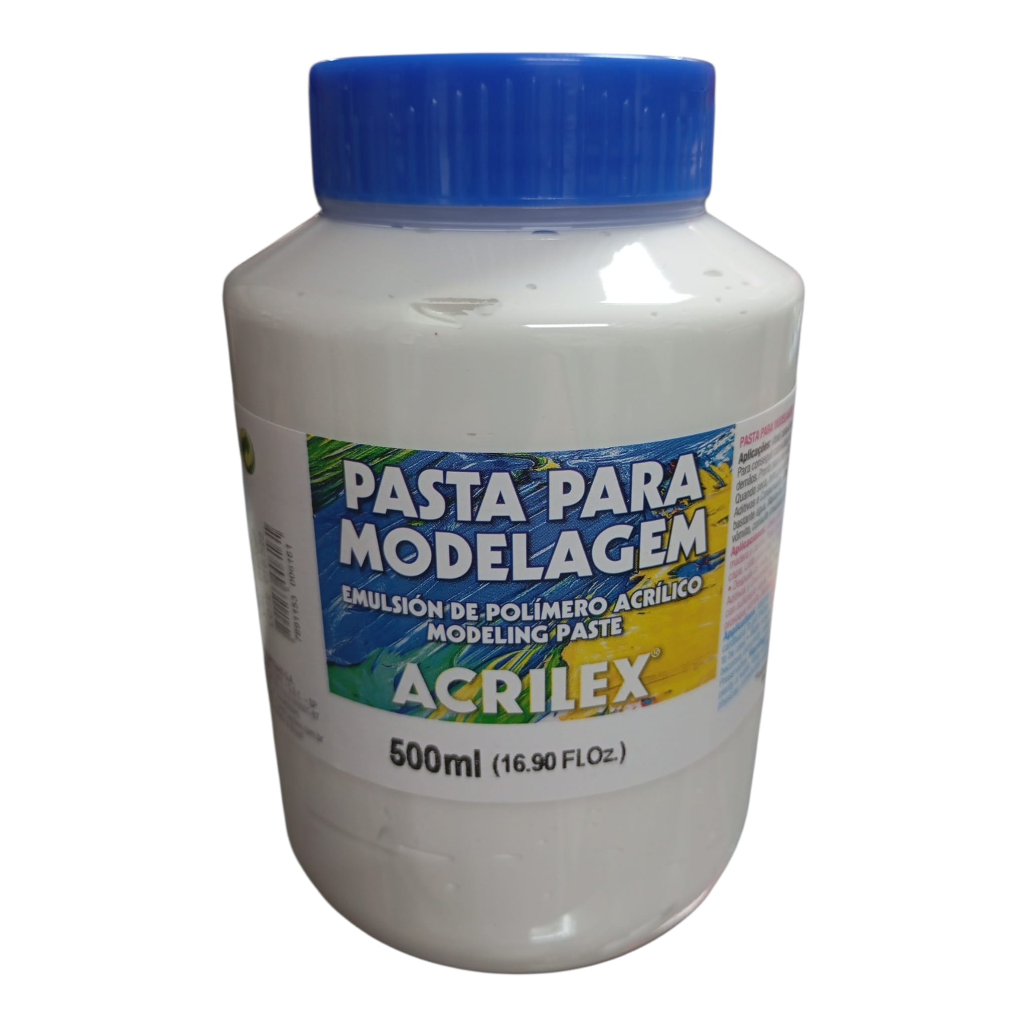 22dc2145-75e1-4ebb-be4a-2758965615df Pasta para Modelagem Acrilex 500ml – Textura, Volume e Acabamento Profissional para Artesanato - Image 1