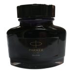 Tinta Parker Quink Preta 57 ml original para canetas de aparo Parker.