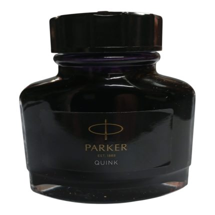 Tinta Parker Quink Preta – 57 ml | Qualidade Clássica para Escrita Impecável