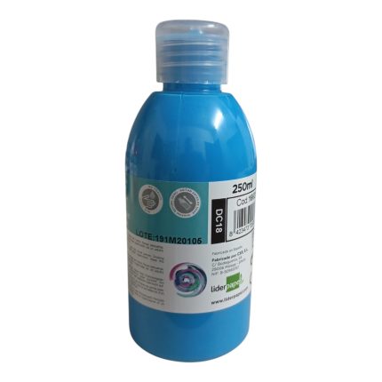 Pintura Acrílica Liderpapel 250ml disponível em várias cores.