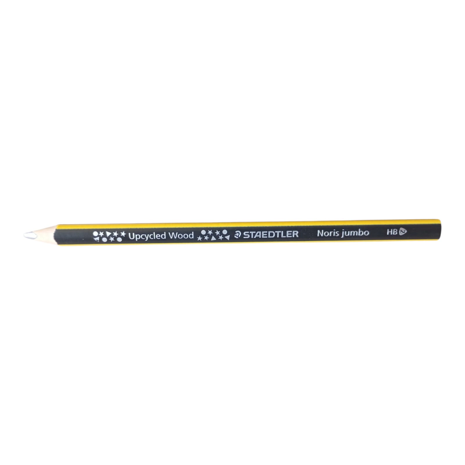 f10eafcb-82c7-4e46-8f9b-80dc8db91776 Lápis Noris Jumbo Staedtler HB de corpo grosso para escrita, desenho e utilização escolar.